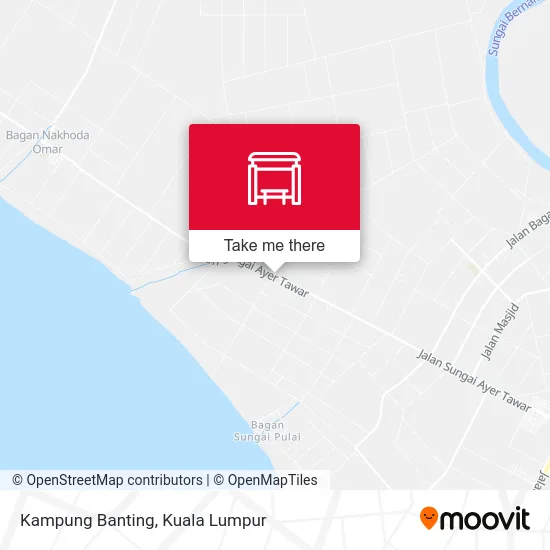 Kampung Banting map