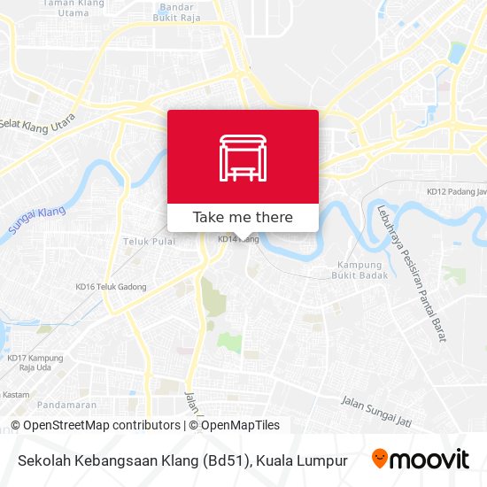 Peta Sekolah Kebangsaan Klang (Bd51)