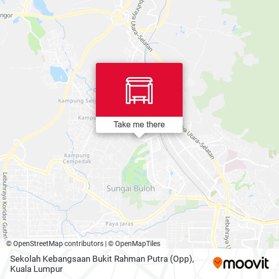 Peta Sekolah Kebangsaan Bukit Rahman Putra (Opp)
