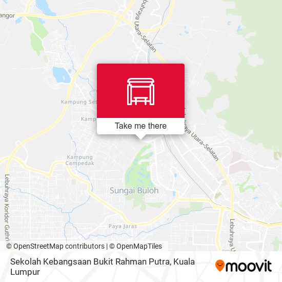 Peta Sekolah Kebangsaan Bukit Rahman Putra