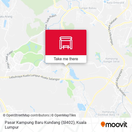 Peta Pasar Kampung Baru Kundang (Sl402)