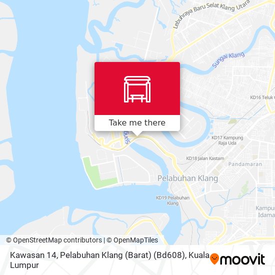 Kawasan 14, Pelabuhan Klang (Barat) (Bd608) map