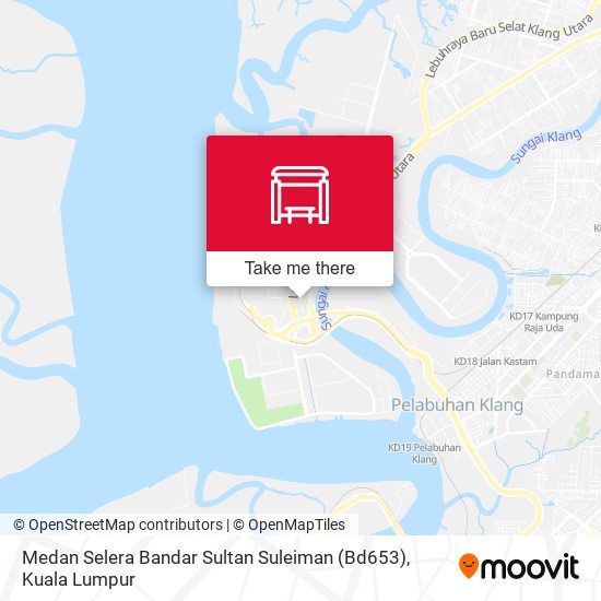 Medan Selera Bandar Sultan Suleiman (Bd653) map