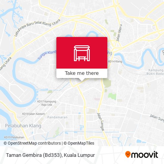 Peta Taman Gembira (Bd353)