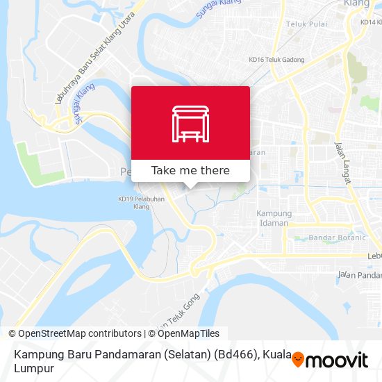 Kampung Baru Pandamaran (Selatan) (Bd466) map