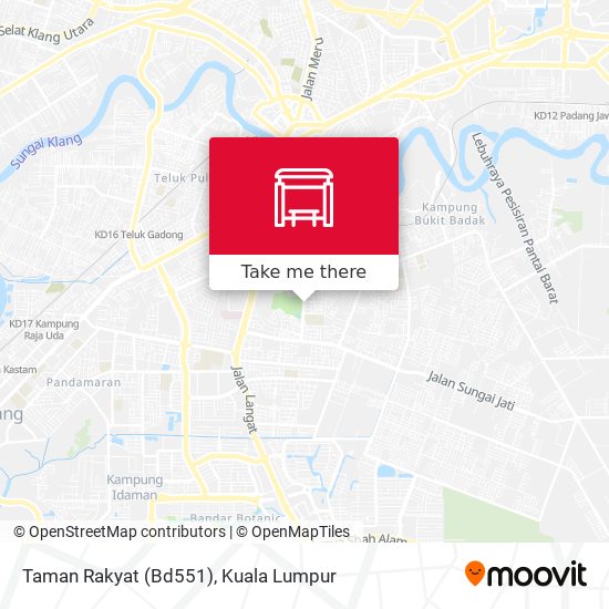 Peta Taman Rakyat (Bd551)
