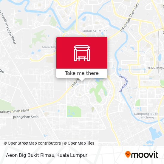 Aeon Big Bukit Rimau map