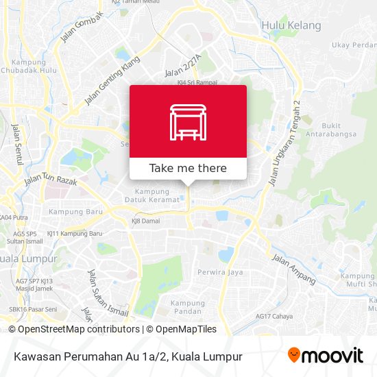 Peta Kawasan Perumahan Au 1a/2
