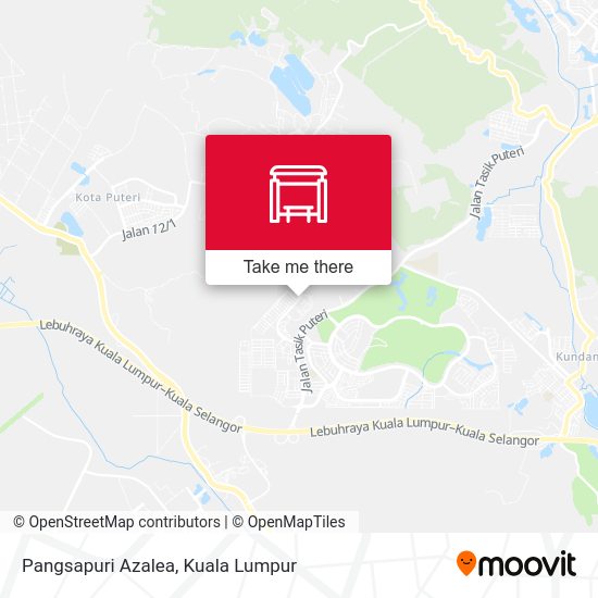 Pangsapuri Azalea map