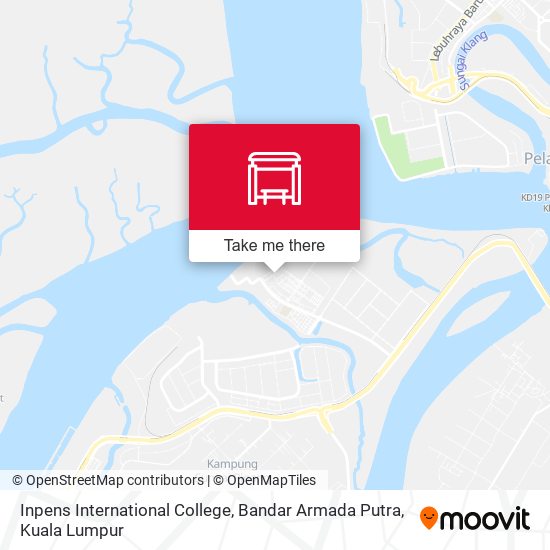 Peta Inpens International College, Bandar Armada Putra