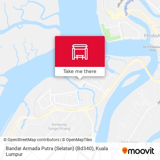 Bandar Armada Putra (Selatan) (Bd340) map