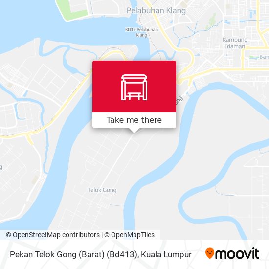 Peta Pekan Telok Gong (Barat) (Bd413)