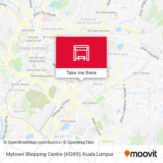 Mytown Shopping Centre (Kl389) map
