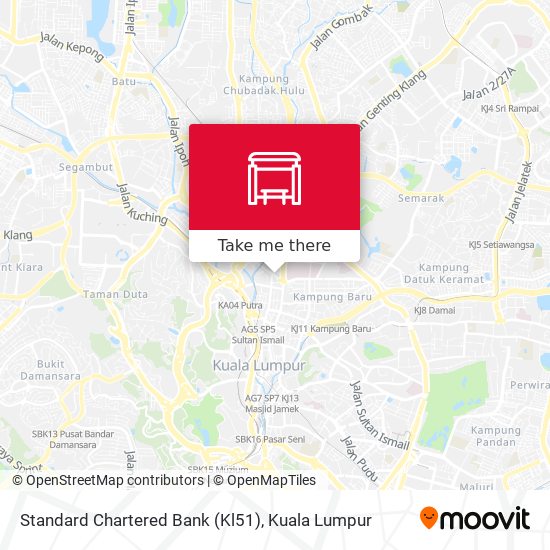 Standard Chartered Bank (Kl51) map