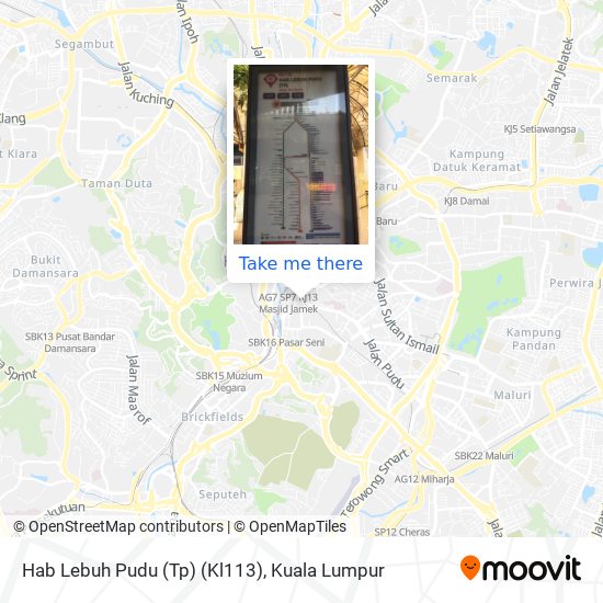 Hab Lebuh Pudu (Tp) (Kl113) map