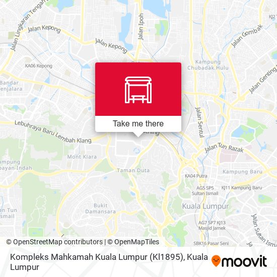 Kompleks Mahkamah Kuala Lumpur (Kl1895) map