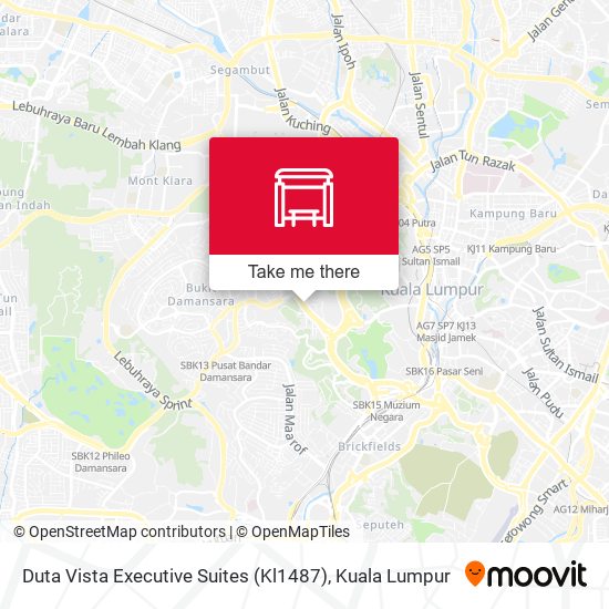 Duta Vista Executive Suites (Kl1487) map