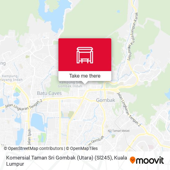 Peta Komersial Taman Sri Gombak (Utara) (Sl245)