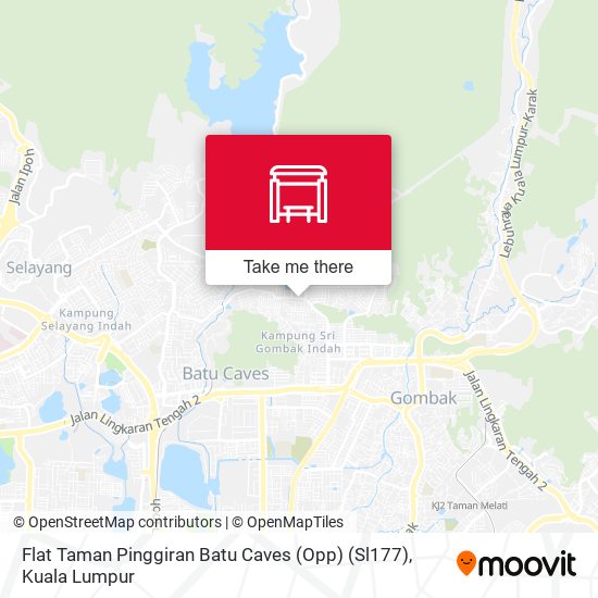 Flat Taman Pinggiran Batu Caves (Opp) (Sl177) map