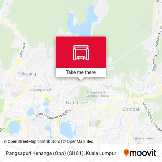 Peta Pangsapuri Kenanga (Opp) (Sl181)