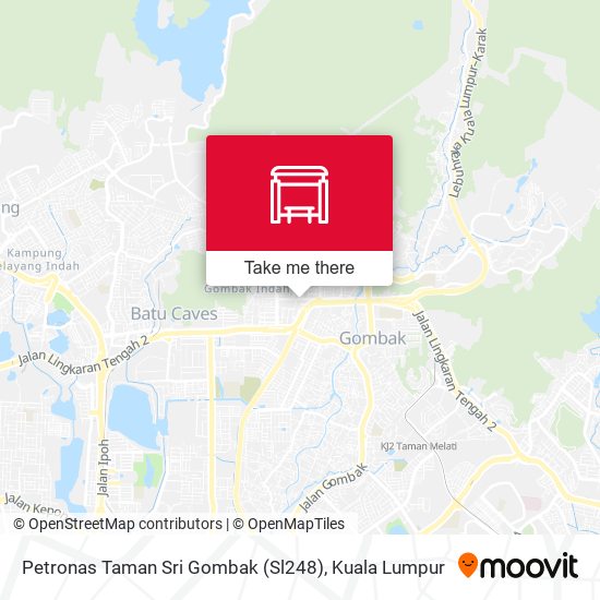Petronas Taman Sri Gombak (Sl248) map