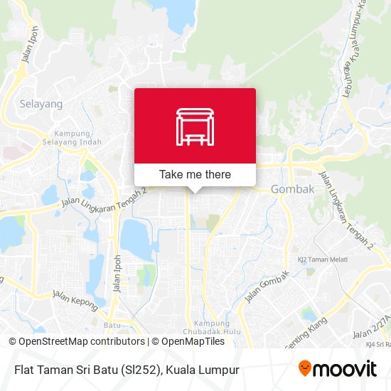 Flat Taman Sri Batu (Sl252) map