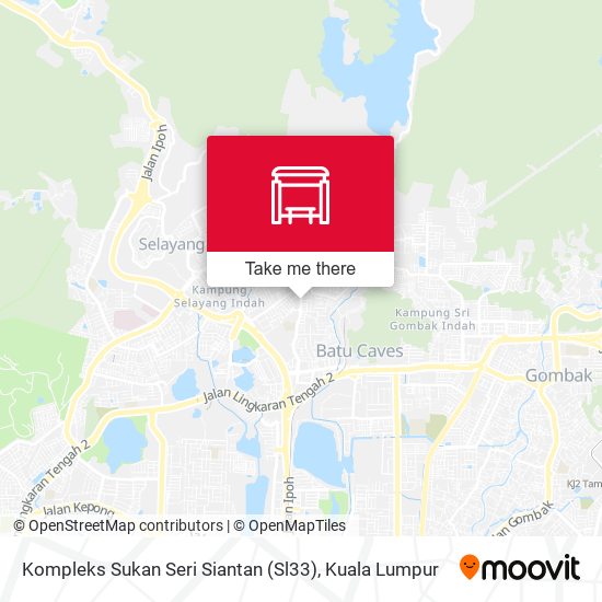Peta Kompleks Sukan Seri Siantan (Sl33)