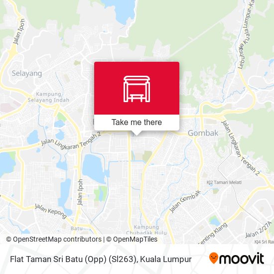 Flat Taman Sri Batu (Opp) (Sl263) map
