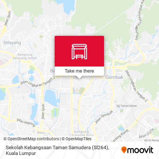 Peta Sekolah Kebangsaan Taman Samudera (Sl264)