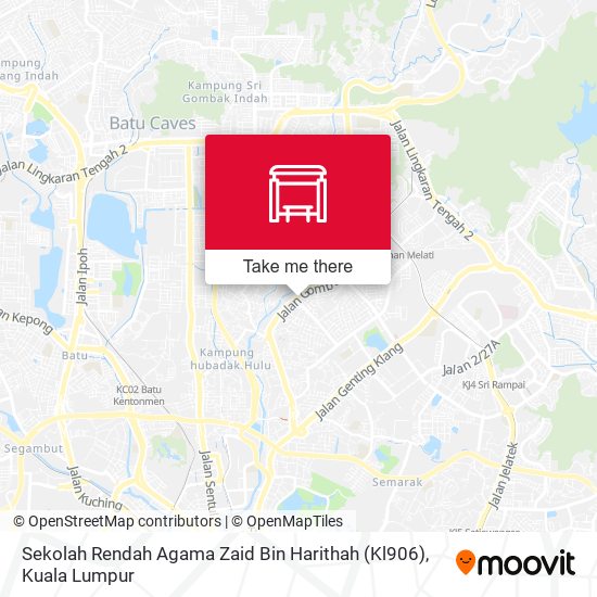 Sekolah Rendah Agama Zaid Bin Harithah (Kl906) map