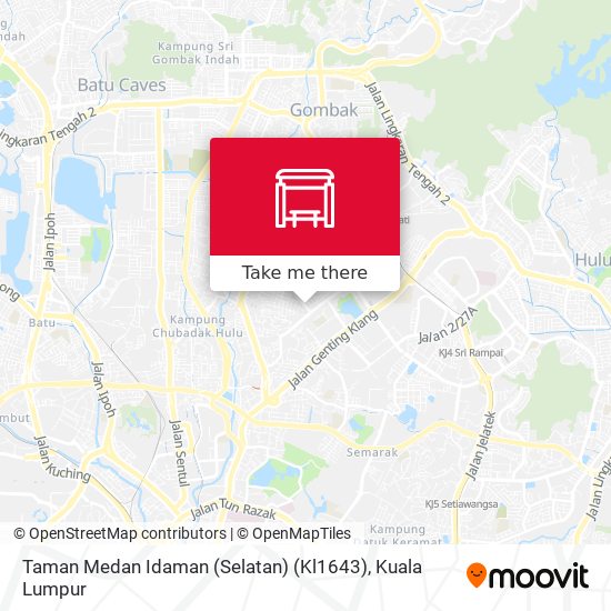 Taman Medan Idaman (Selatan) (Kl1643) map