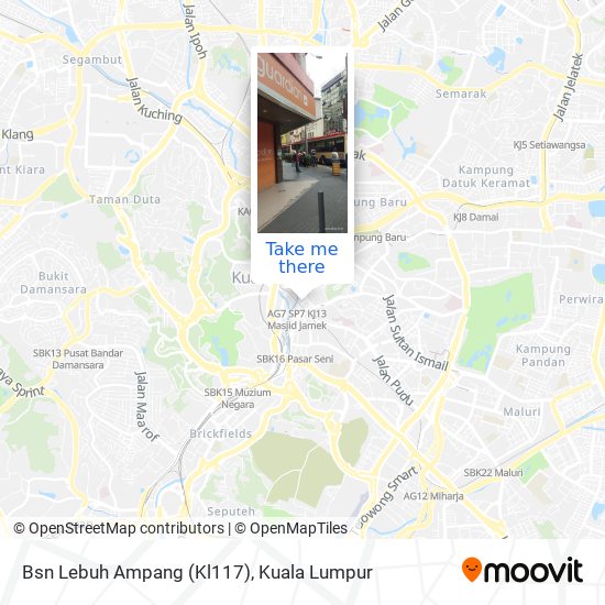 Peta Bsn Lebuh Ampang (Kl117)