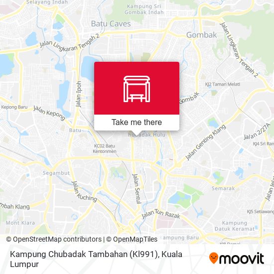 Kampung Chubadak Tambahan (Kl991) map