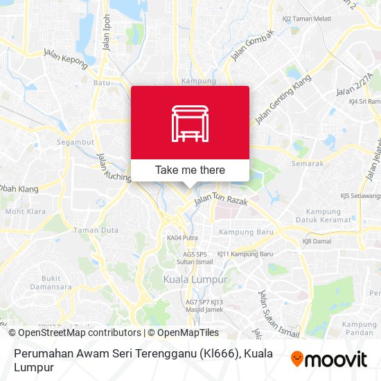 Peta Perumahan Awam Seri Terengganu (Kl666)