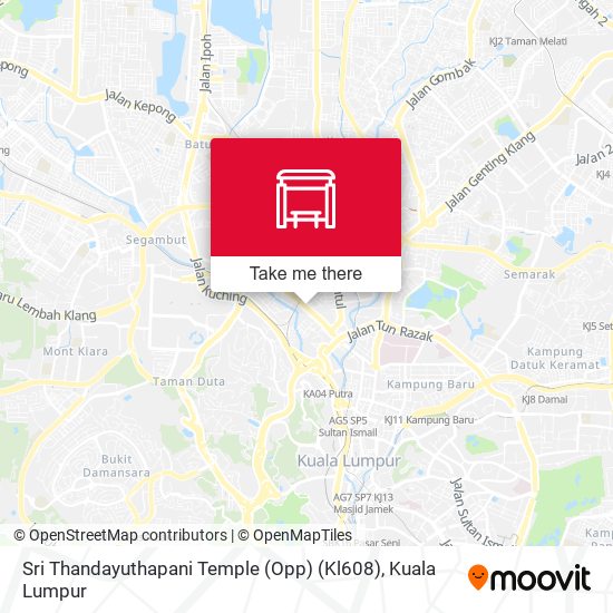 Peta Sri Thandayuthapani Temple (Opp) (Kl608)