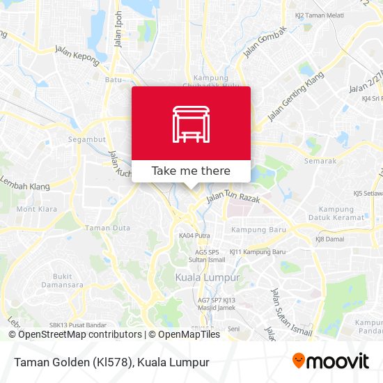 Peta Taman Golden (Kl578)