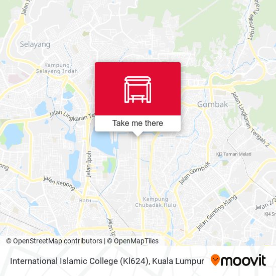 International Islamic College (Kl624) map