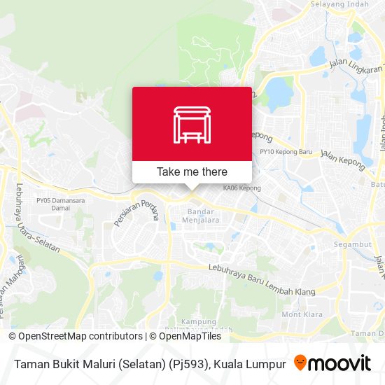 Taman Bukit Maluri (Selatan) (Pj593) map