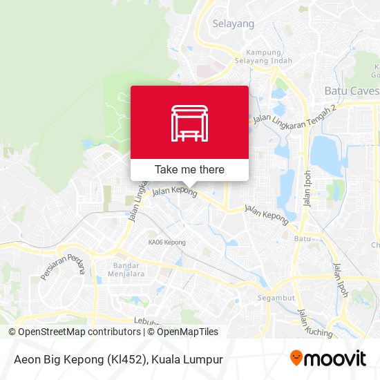 Aeon Big Kepong (Kl452) map