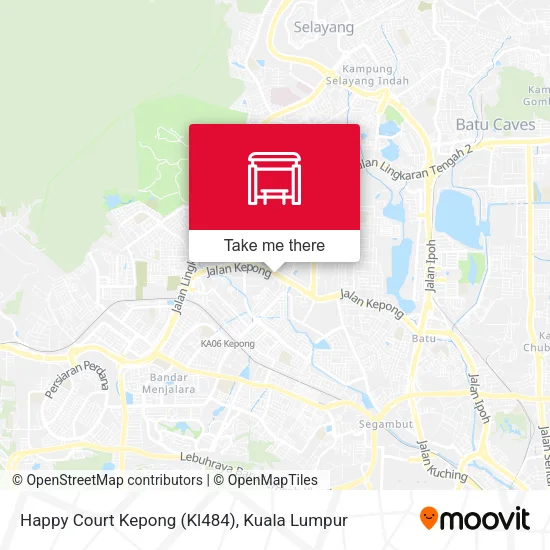 Happy Court Kepong (Kl484) map