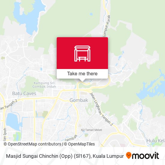 Masjid Sungai Chinchin (Opp) (Sl167) map