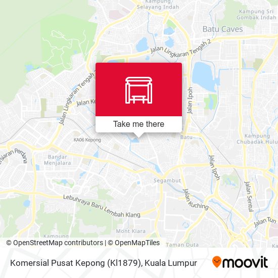 Peta Komersial Pusat Kepong (Kl1879)