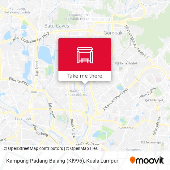 Peta Kampung Padang Balang (Kl995)