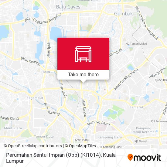 Peta Perumahan Sentul Impian (Opp) (Kl1014)