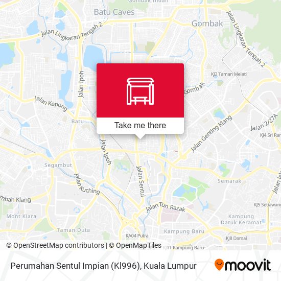 Perumahan Sentul Impian (Kl996) map