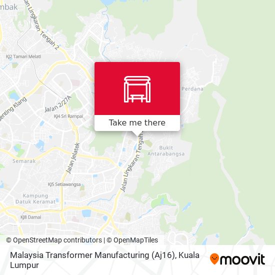 Malaysia Transformer Manufacturing (Aj16) map