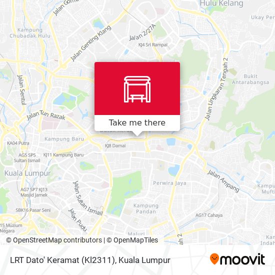 Peta LRT Dato' Keramat (Kl2311)