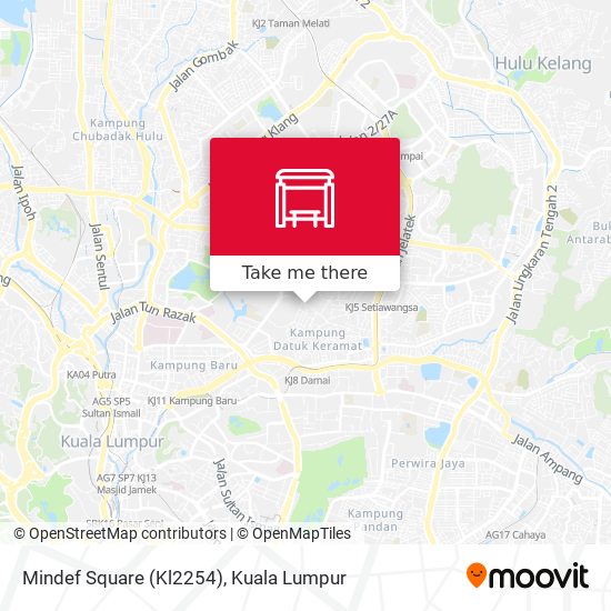 Mindef Square (Kl2254) map