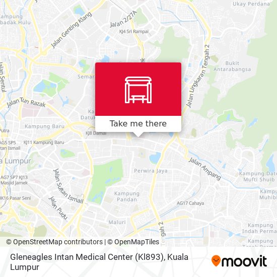 Gleneagles Intan Medical Center (Kl893) map