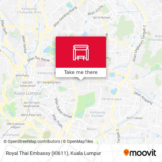 Royal Thai Embassy (Kl611) map